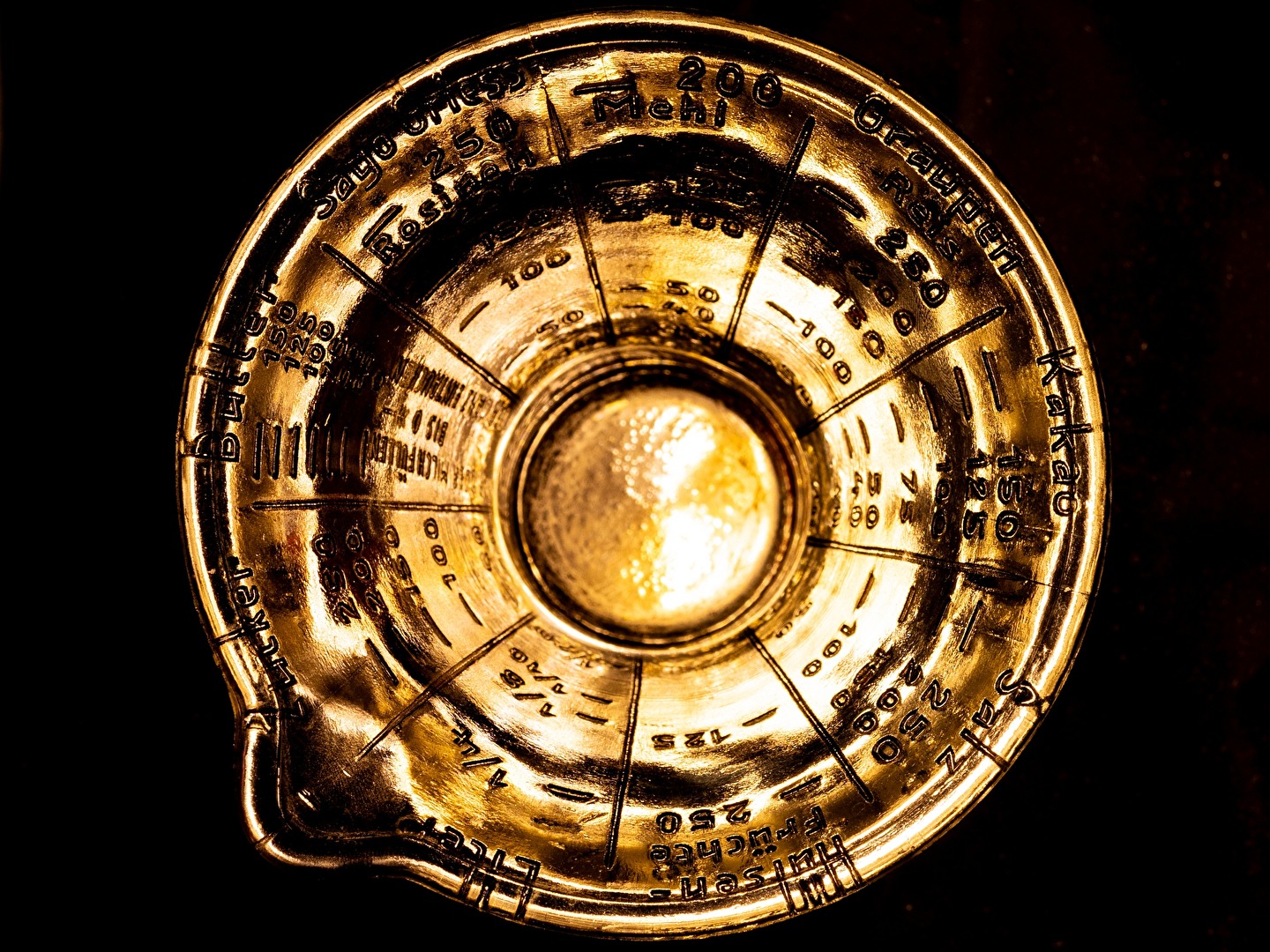 Genau messen Gelb Farbtemperatur Gegenlicht Perspektive Leer