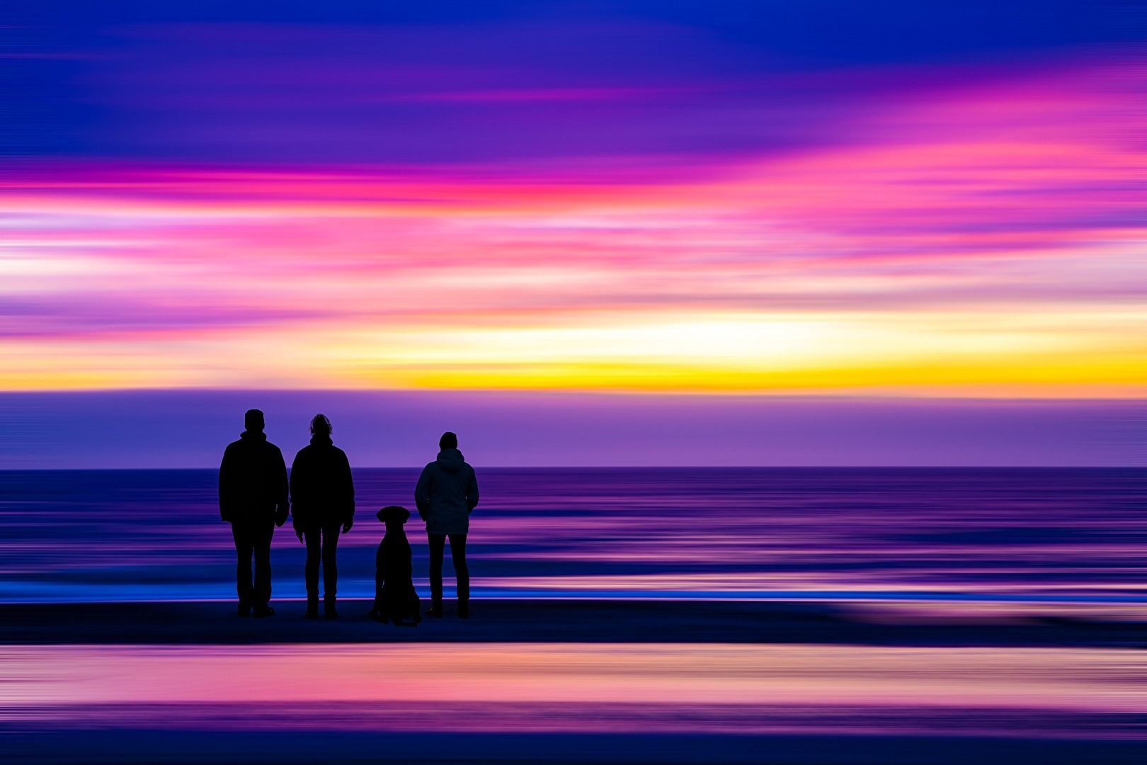 Der Sonnenuntergang ...