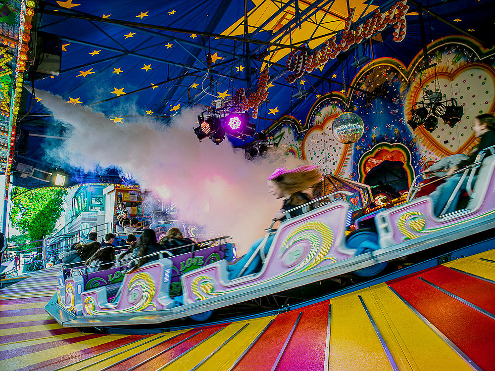 Ritt auf dem Karussel