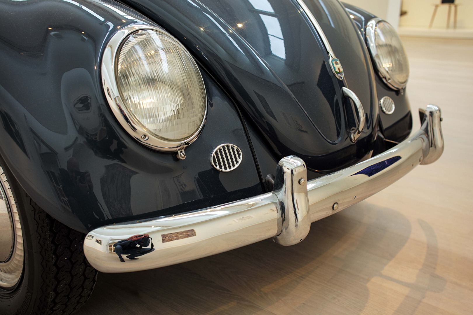 ..der Fotograf in der Stoßstange