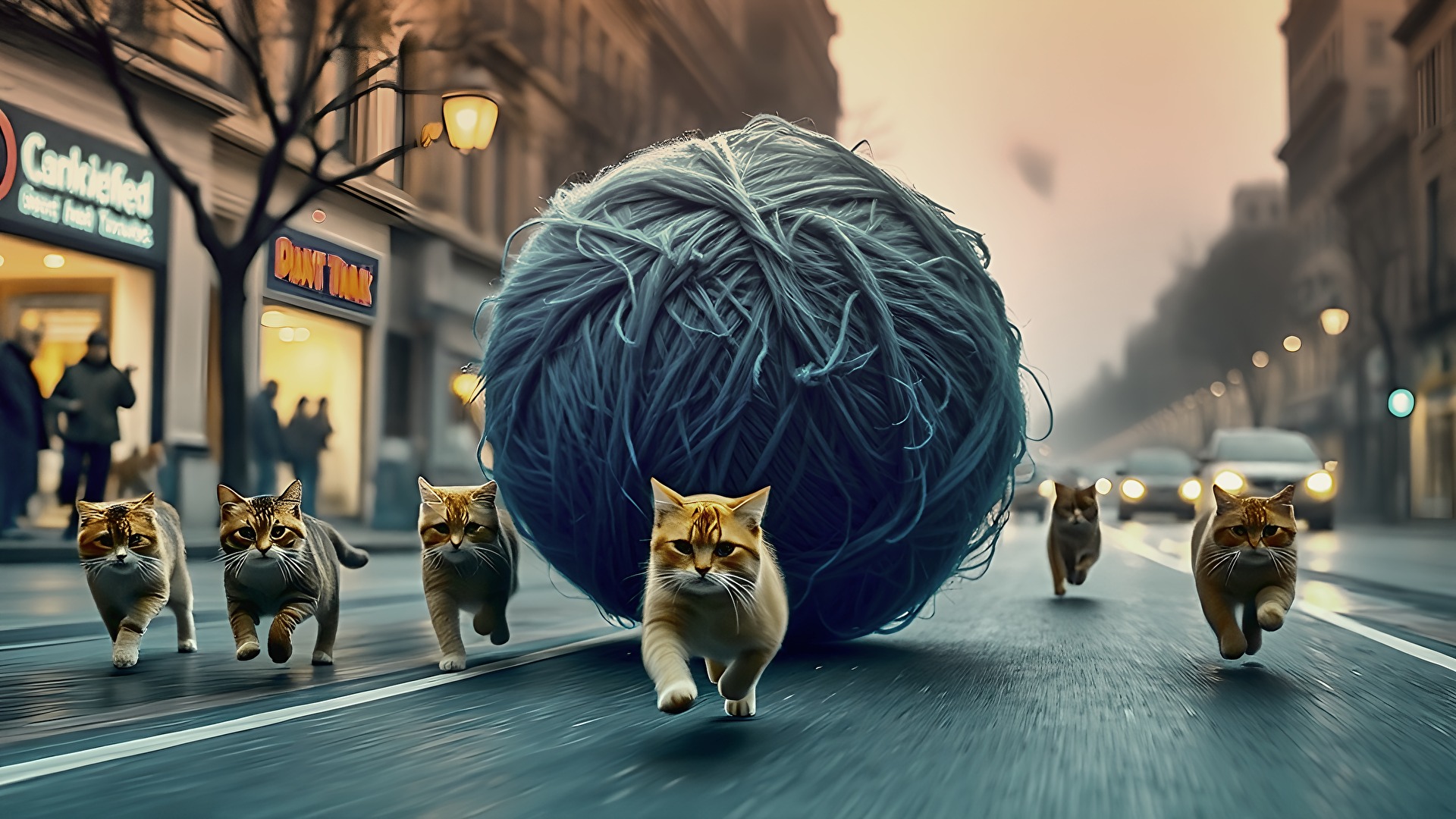 #Wollknäuel - Speed-Eskorte
