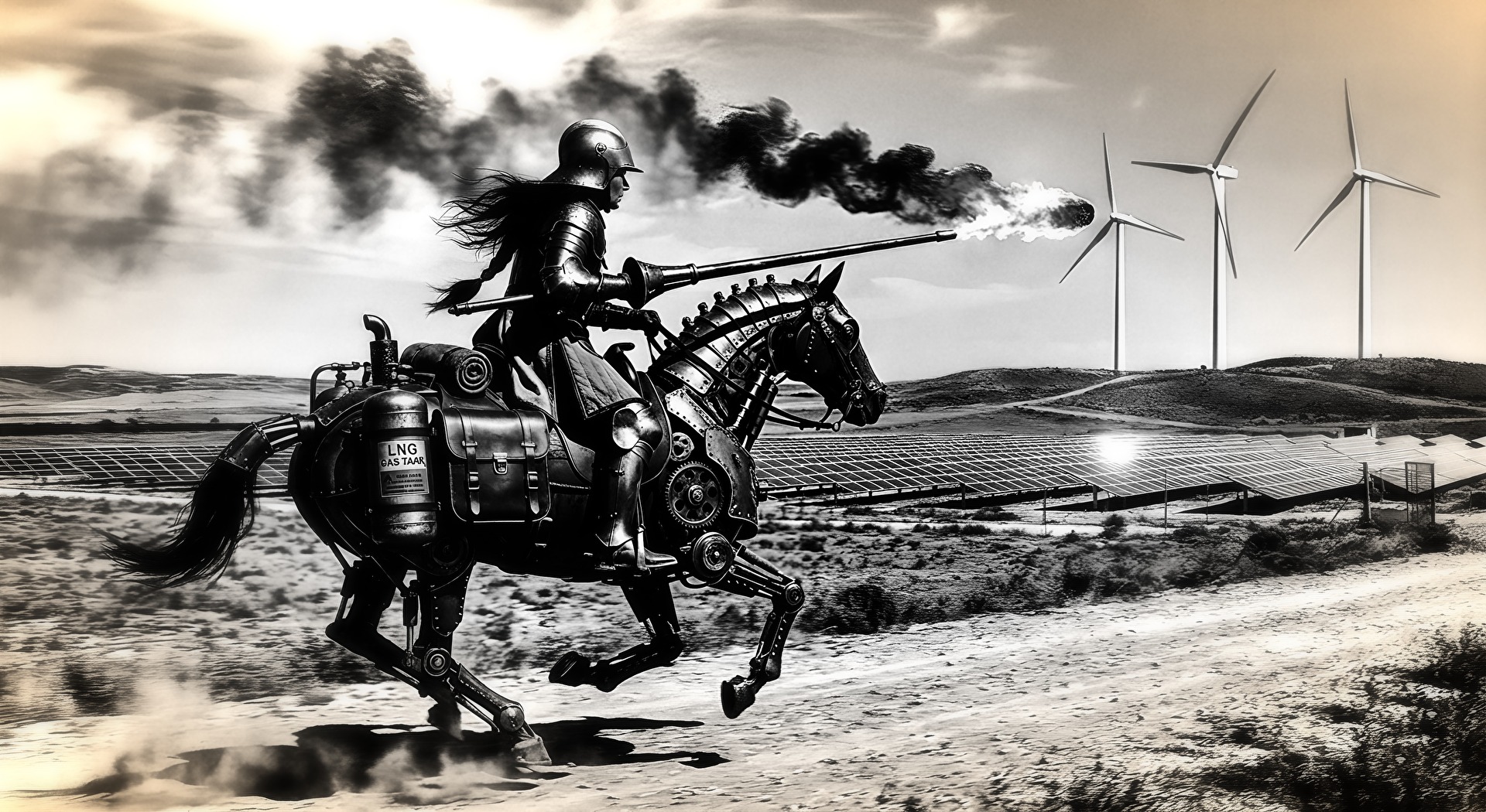 sehr frei nach Cervantes  (mit KI erstellt)