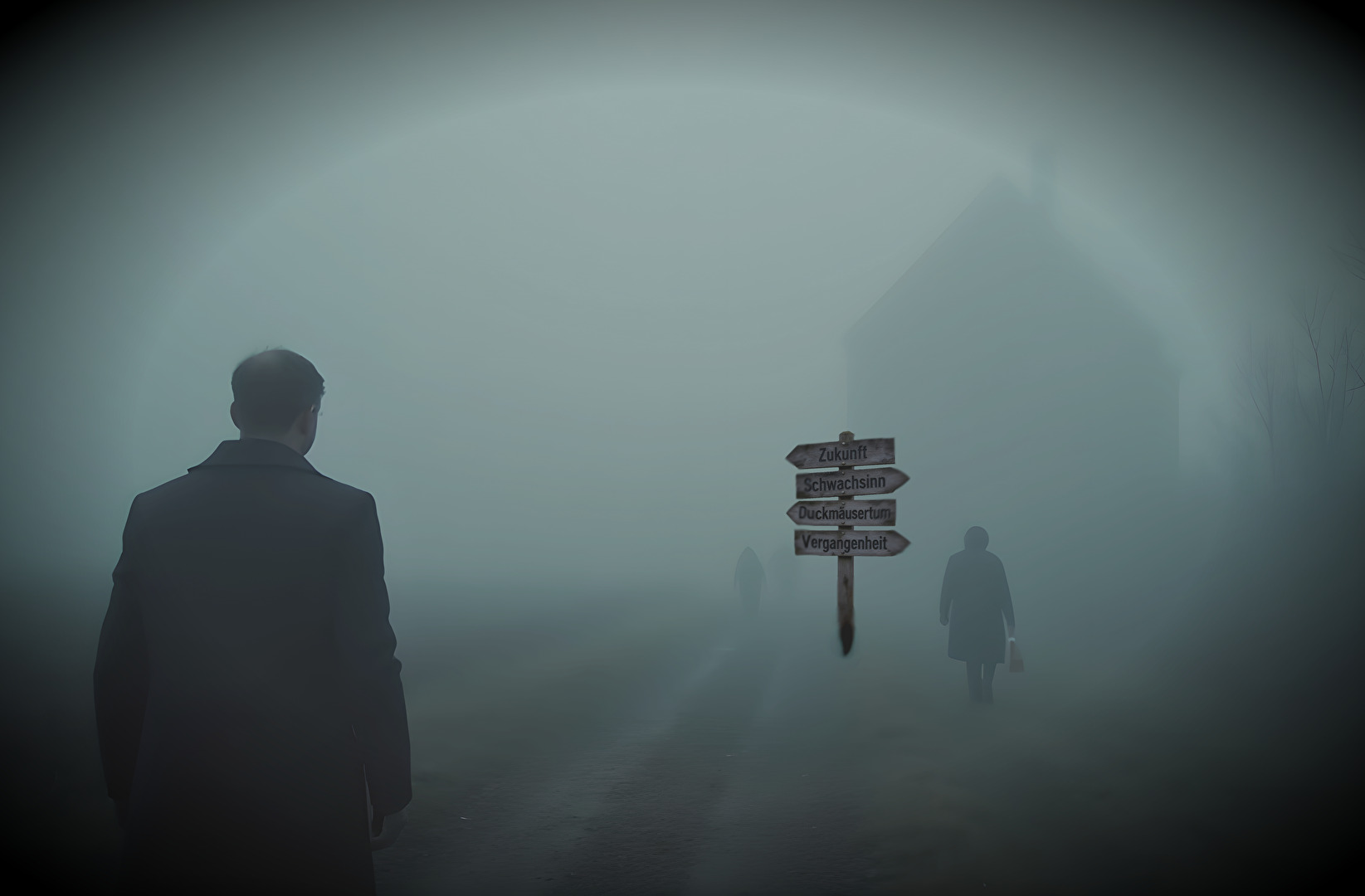 Nebel im März, M. im Nebel