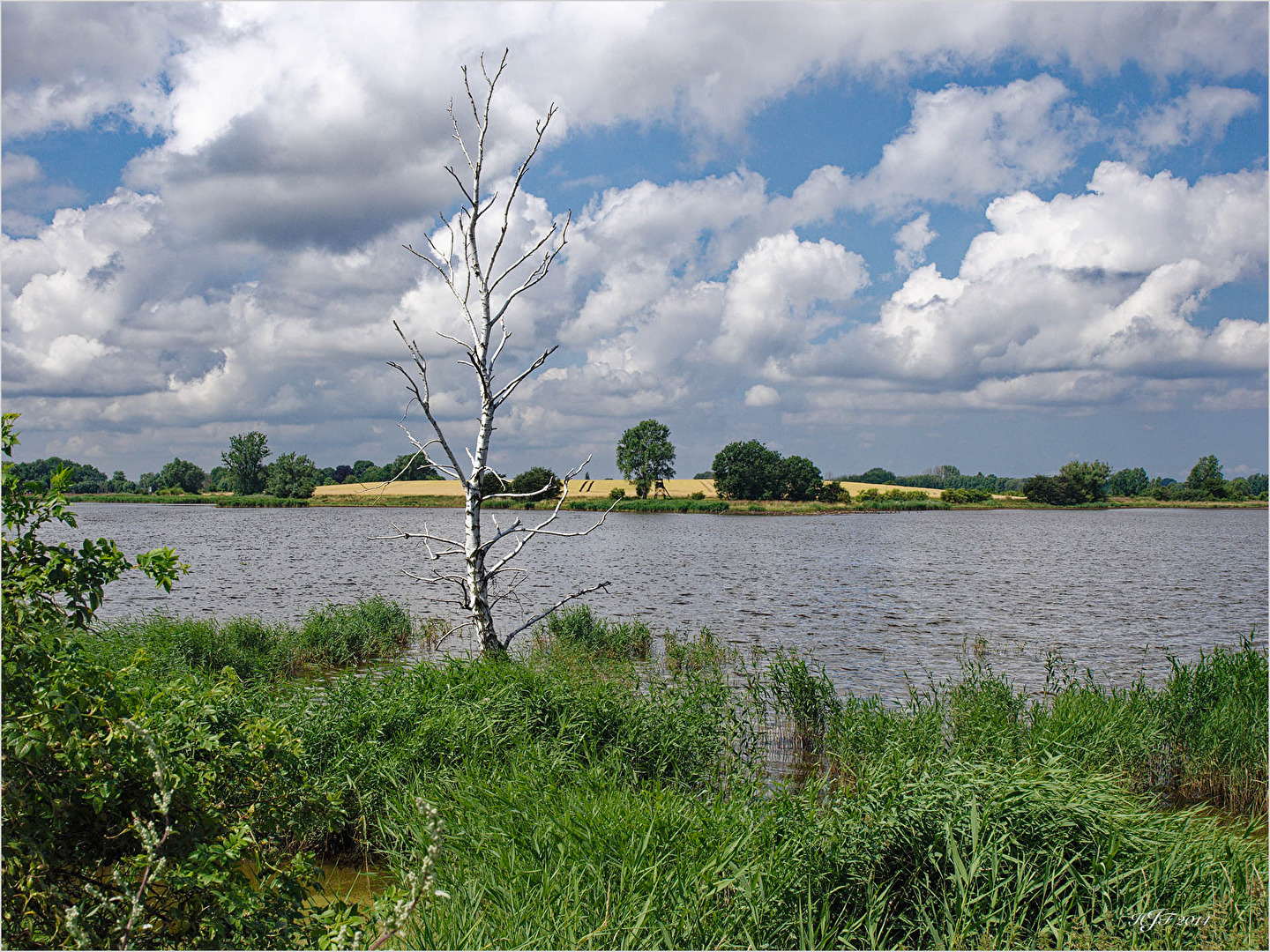 #Wolkenspiel über der Mellnitz-Üselitzer Wiek