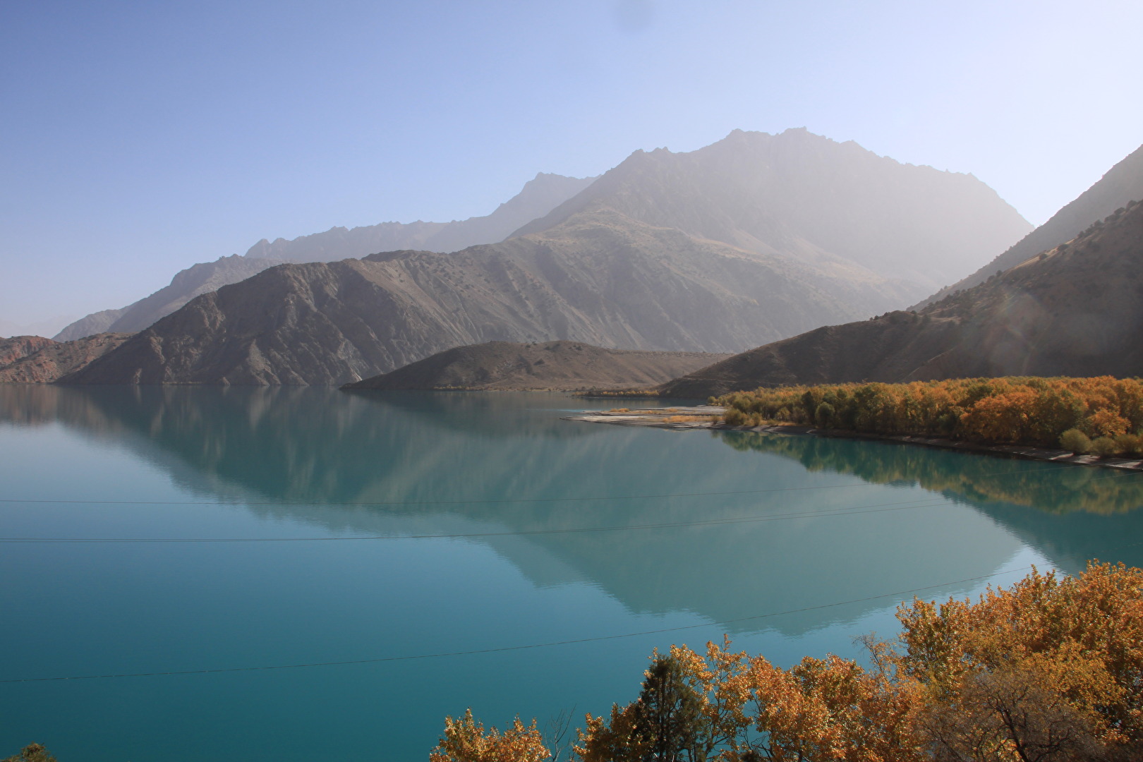 Iskanderkul (Tadschikistan) im Herbst