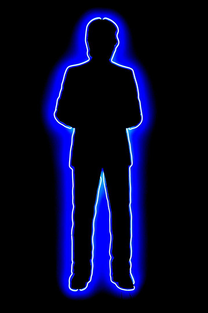 Geister  - Moderner Geist mit einer leuchtenden Aura