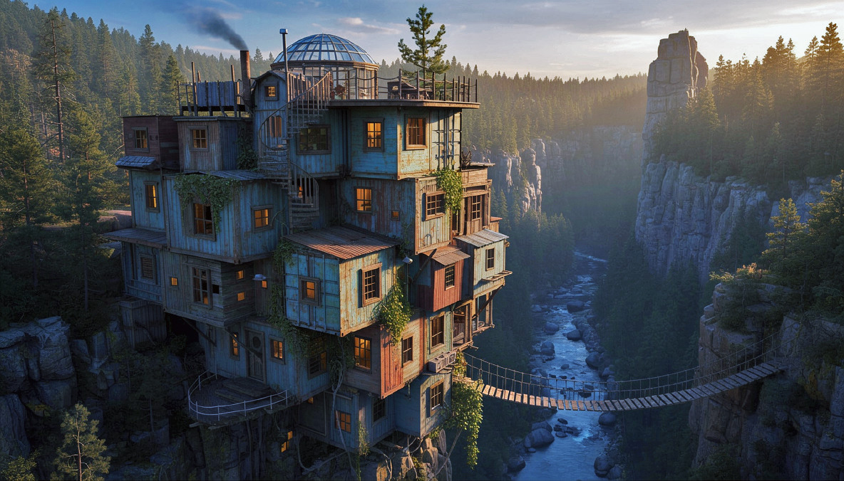 ein ungewöhnliches Haus