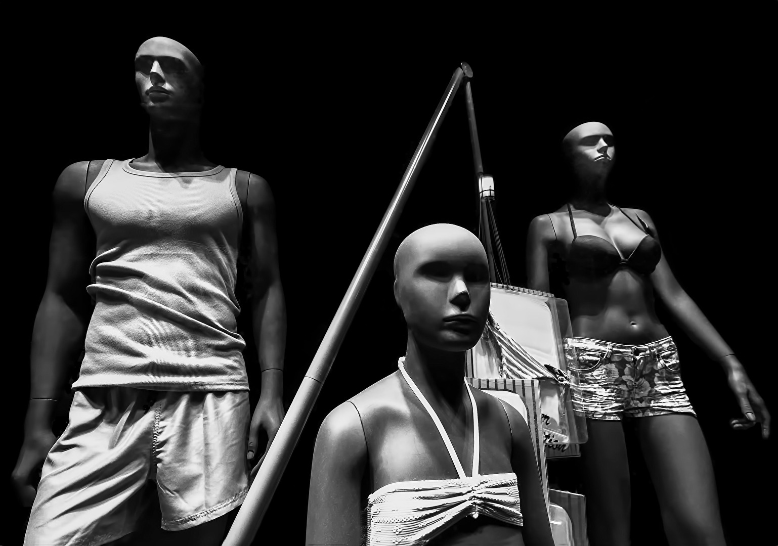 Zombies im Schaufenster