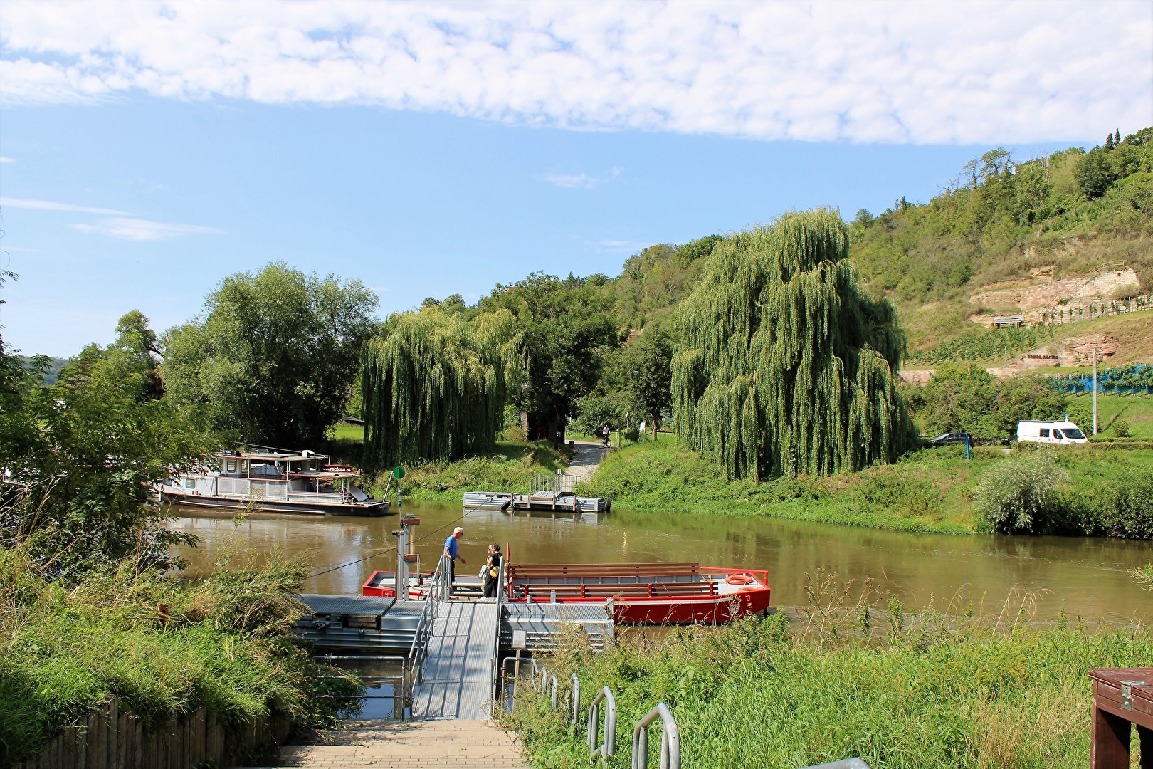 Die Fähre im Blütengrund