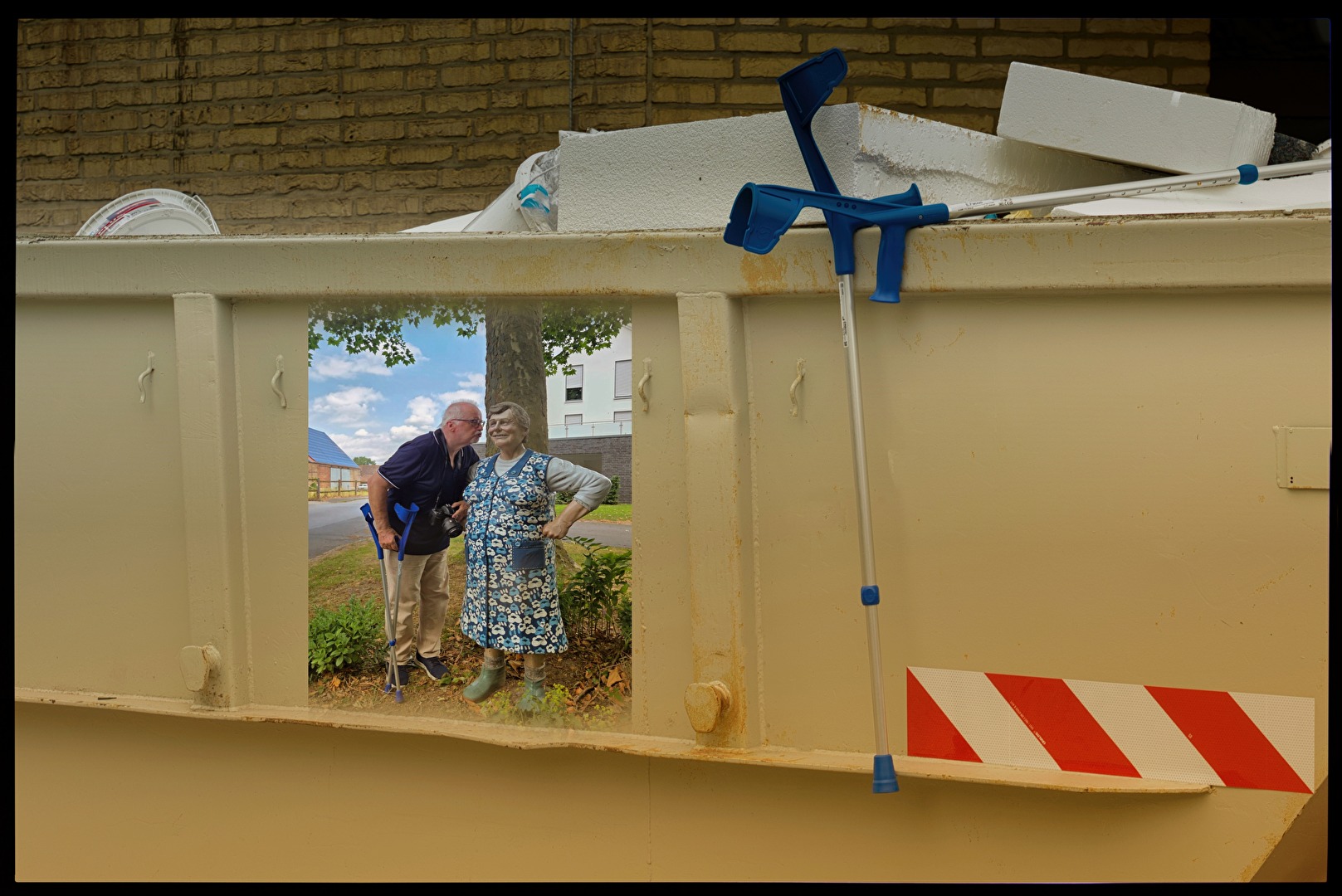 Symbolisches Ende der REHA_Neue Hüfte !