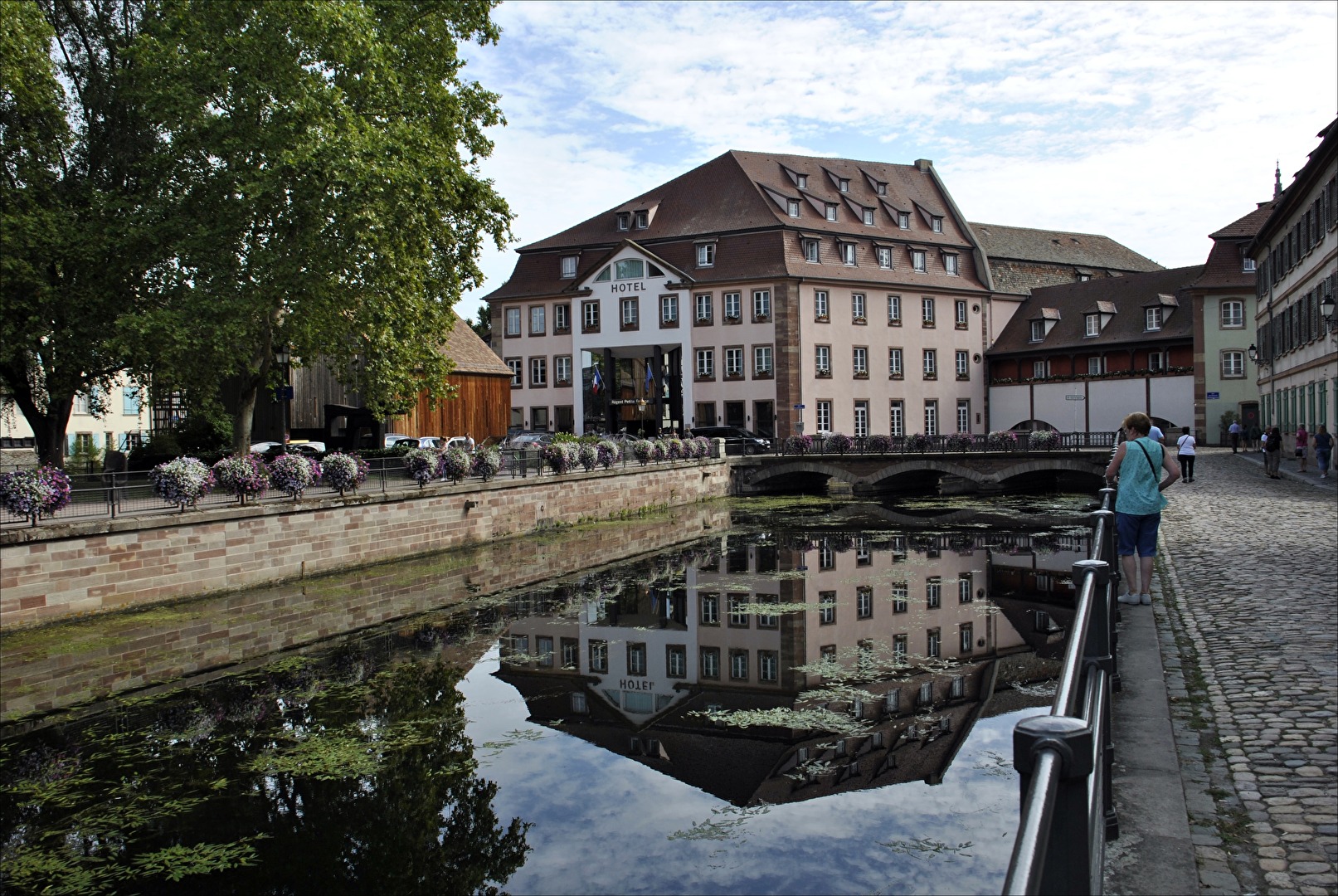 schöne Ansicht in Straßburg/Frankreich