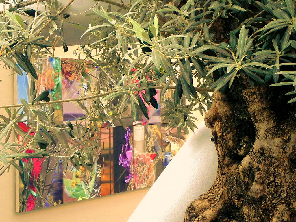 In einer Ausstellung