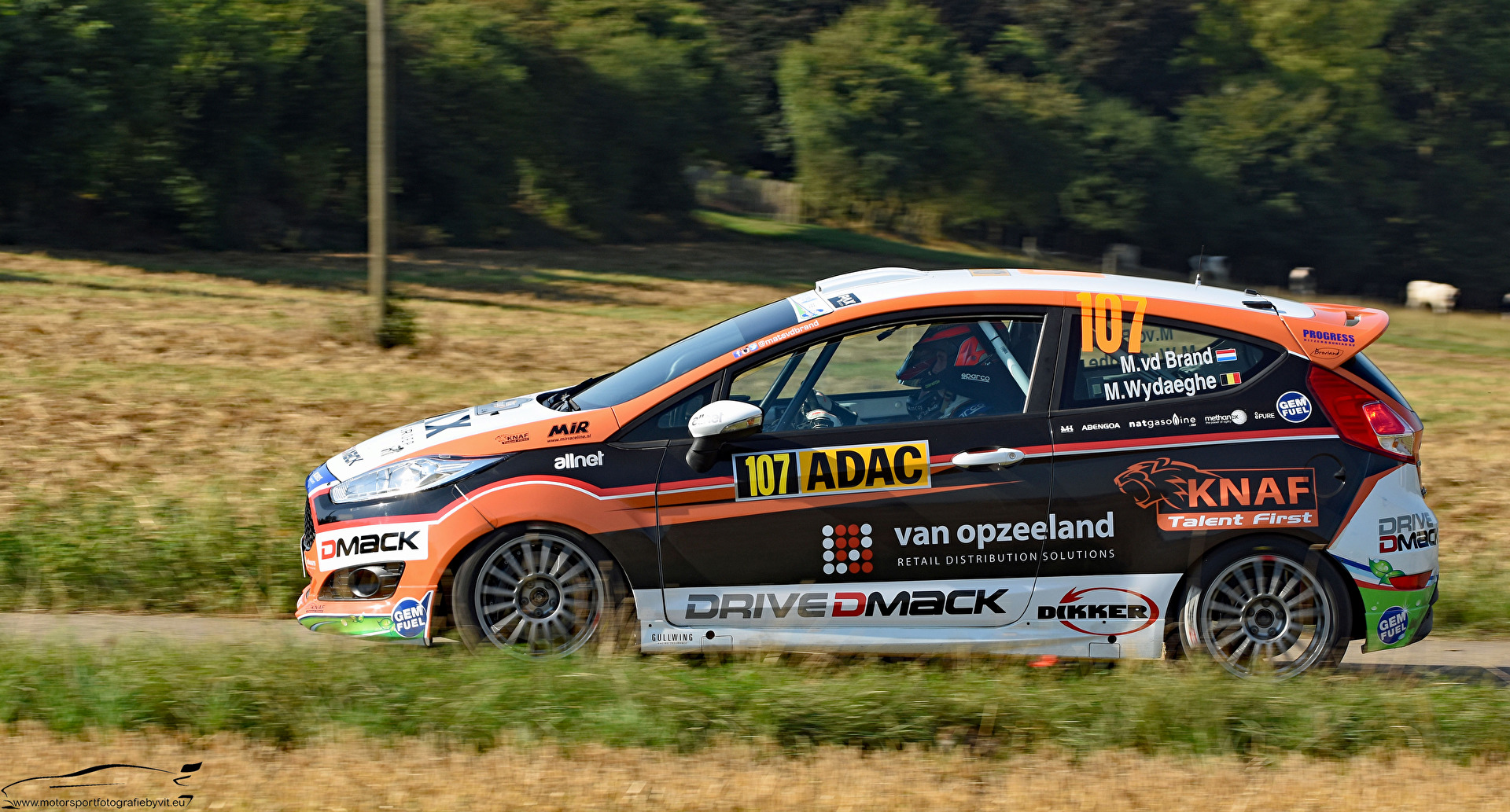  107 Ford Fiesta R2 Van den Brand Mats (NL)-Wydaeghe Martijn (B)