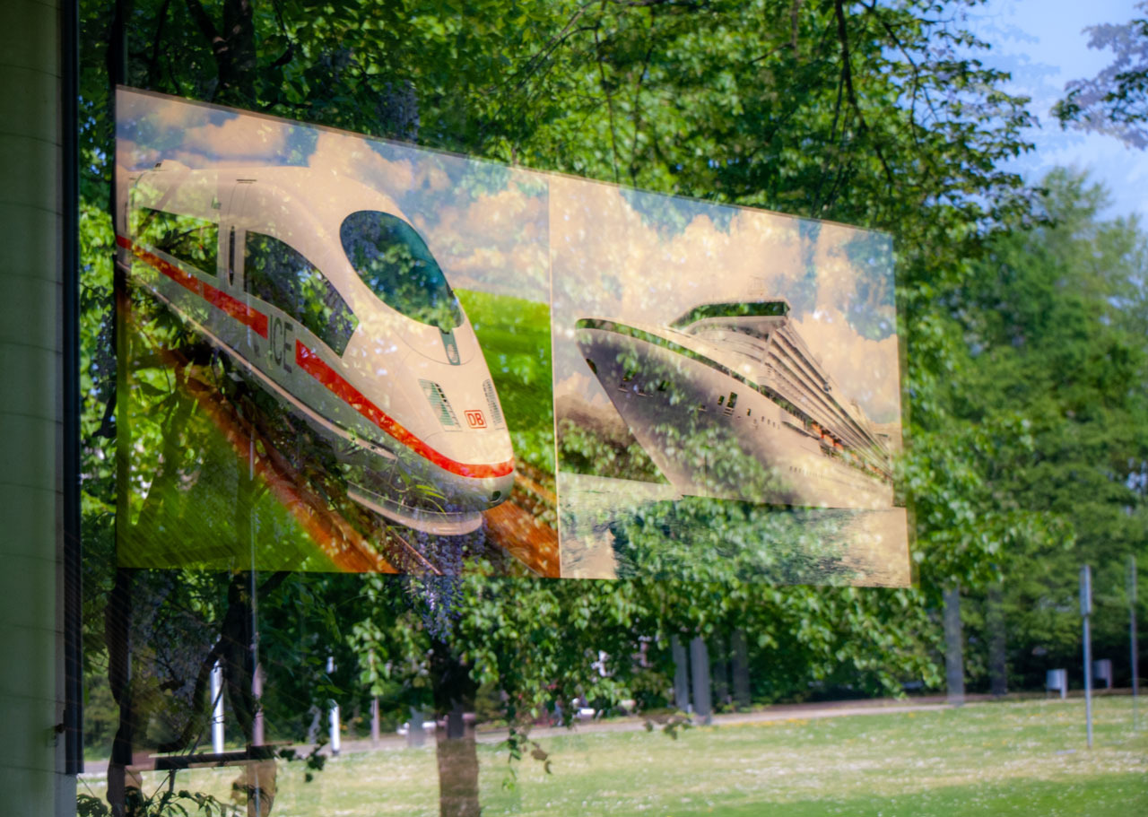 Verschwommen Technik trifft auf Natur...