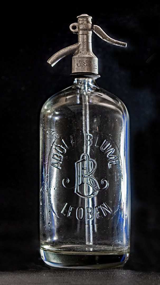 Präsentation einer Flasche