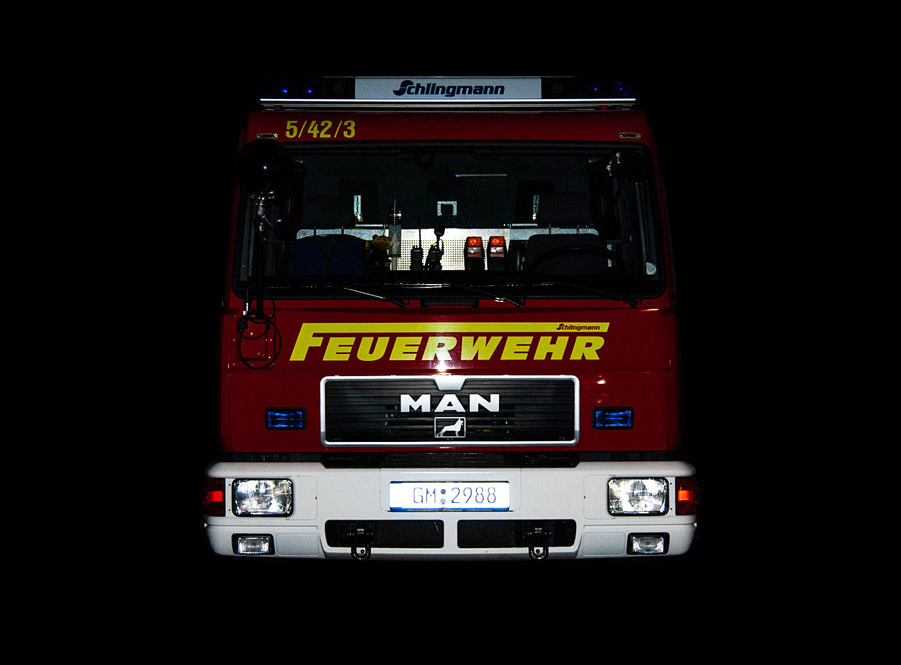 Feuerwehr Bereit zum nächtlichen Einsatz...