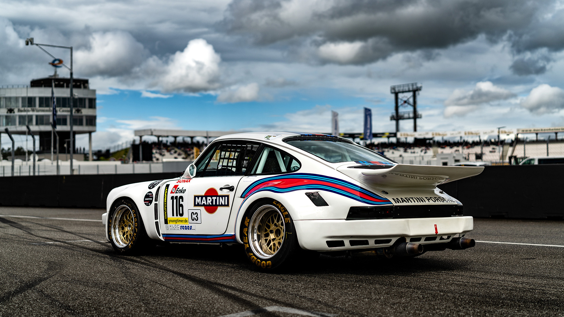 911 Rennwagen in seinem Habitat