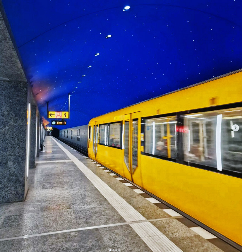 ich konnte sie noch sehen, aber sie fuhr schon weg...