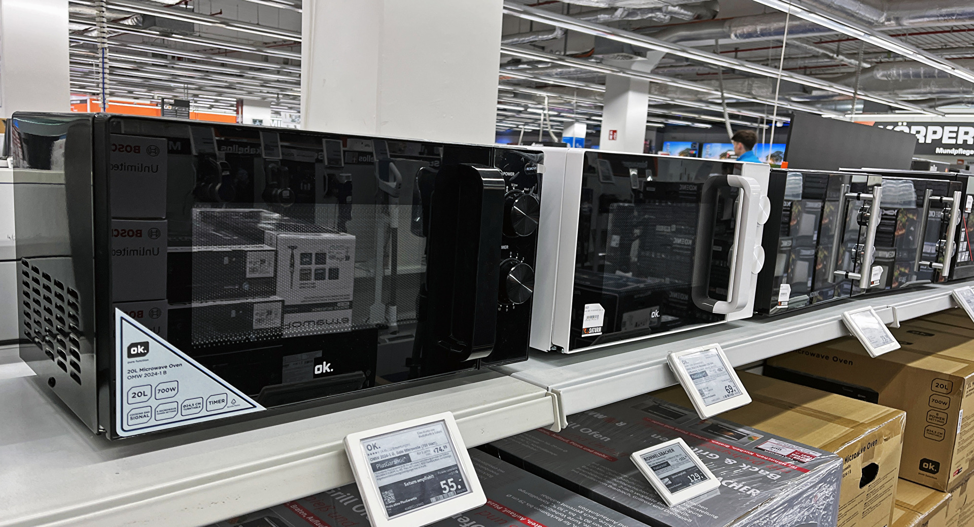 Mikrowelle, und das gleich mehrfach...