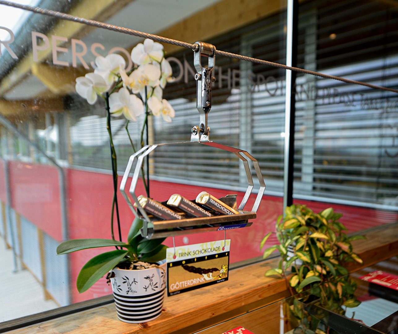 Schokoladenschwebebahn