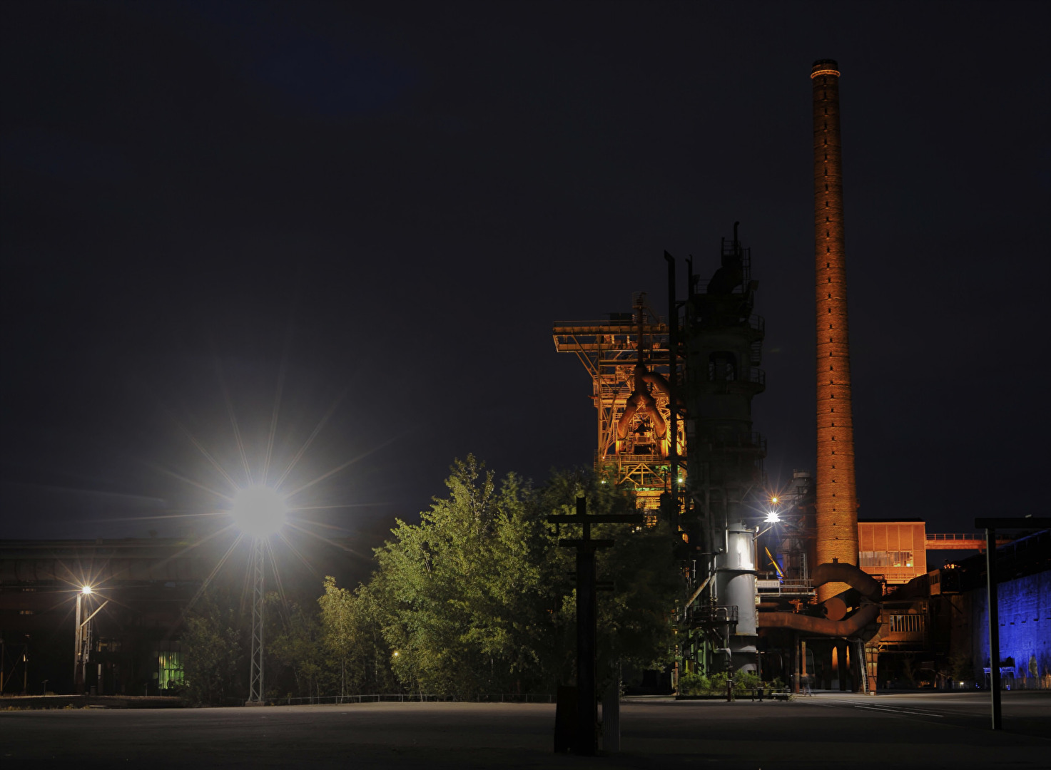 Industrie Nachtaufnahmen