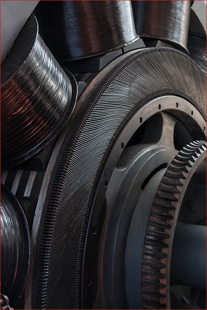 Maschinendetail, Maschinenhalle Zeche Zollern