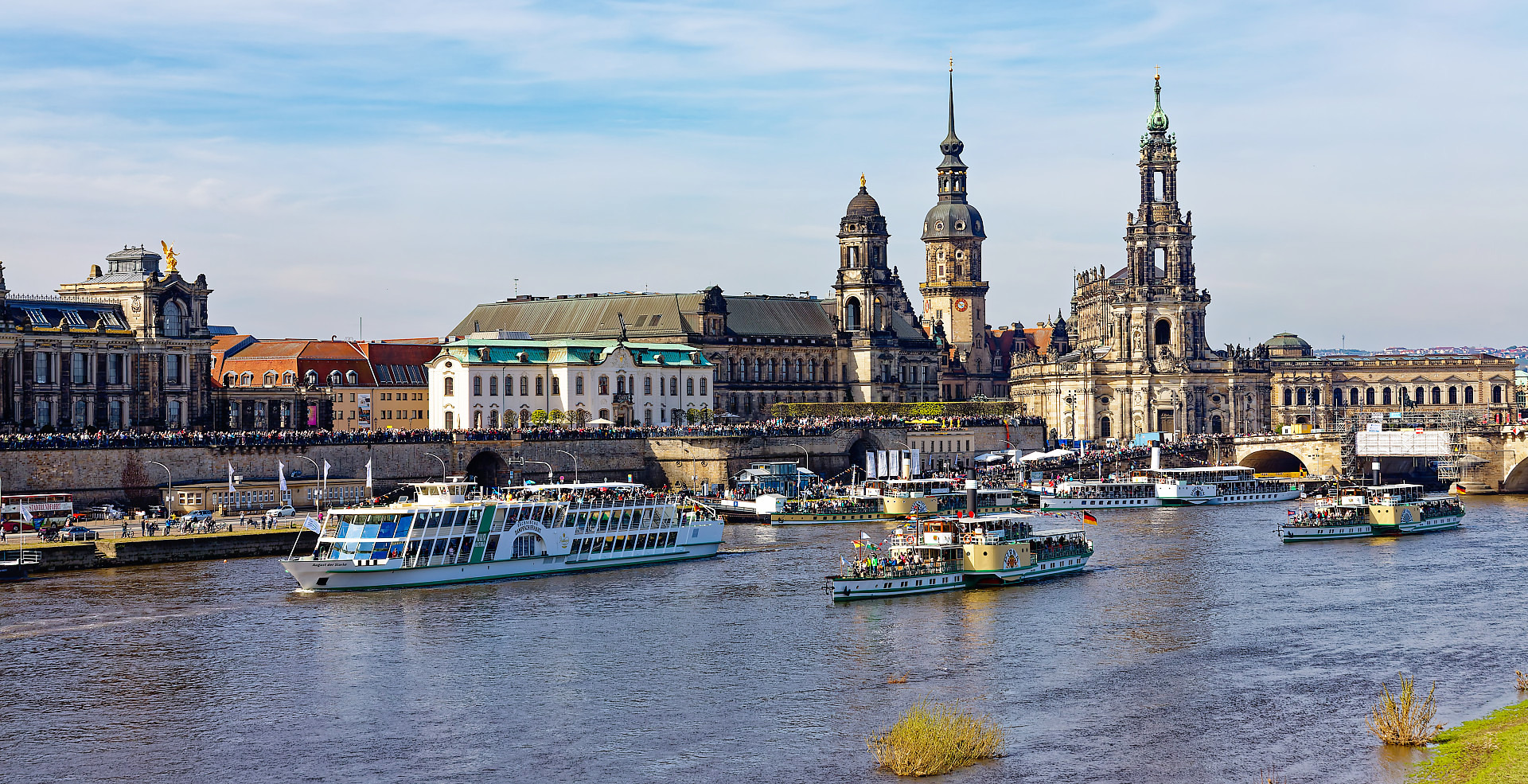 Flottenparade in Dresden