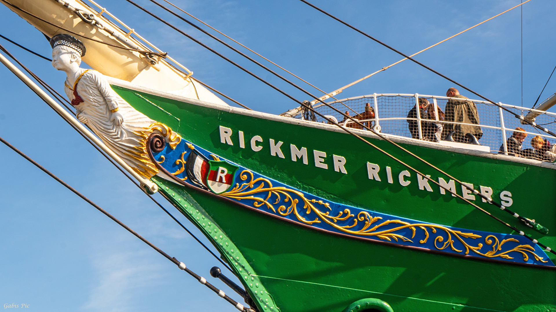 Das 1896 vom Stapel gelaufene Vollschiff Rickmer Rickmers