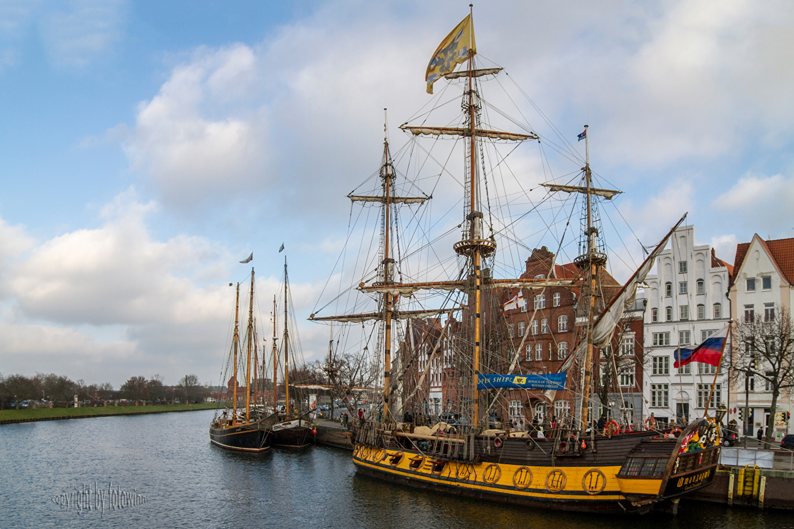 die "Schtandart" in Lübeck (an der Untertrave)