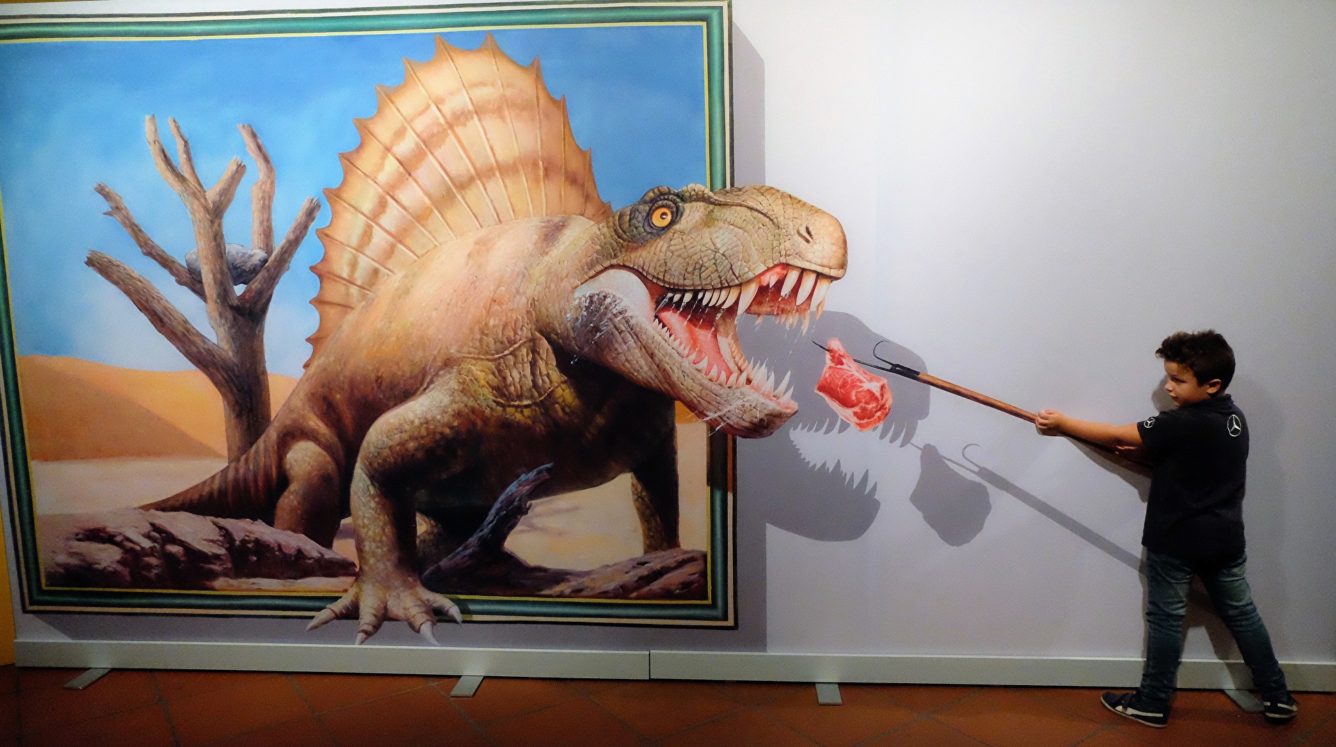 Fütterung der Dinos