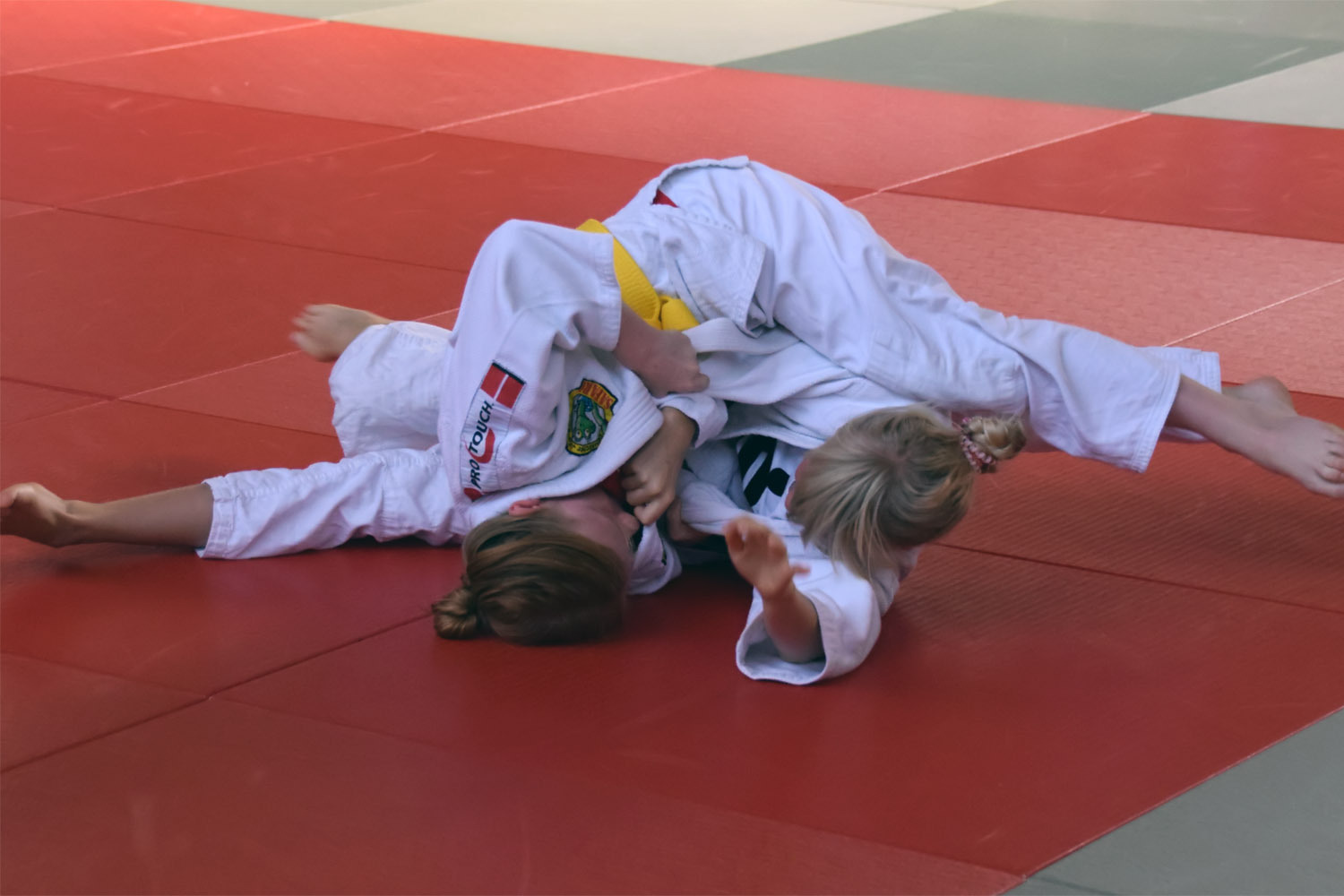 Mädchen beim Judotraining in Bautzen / Sachsen