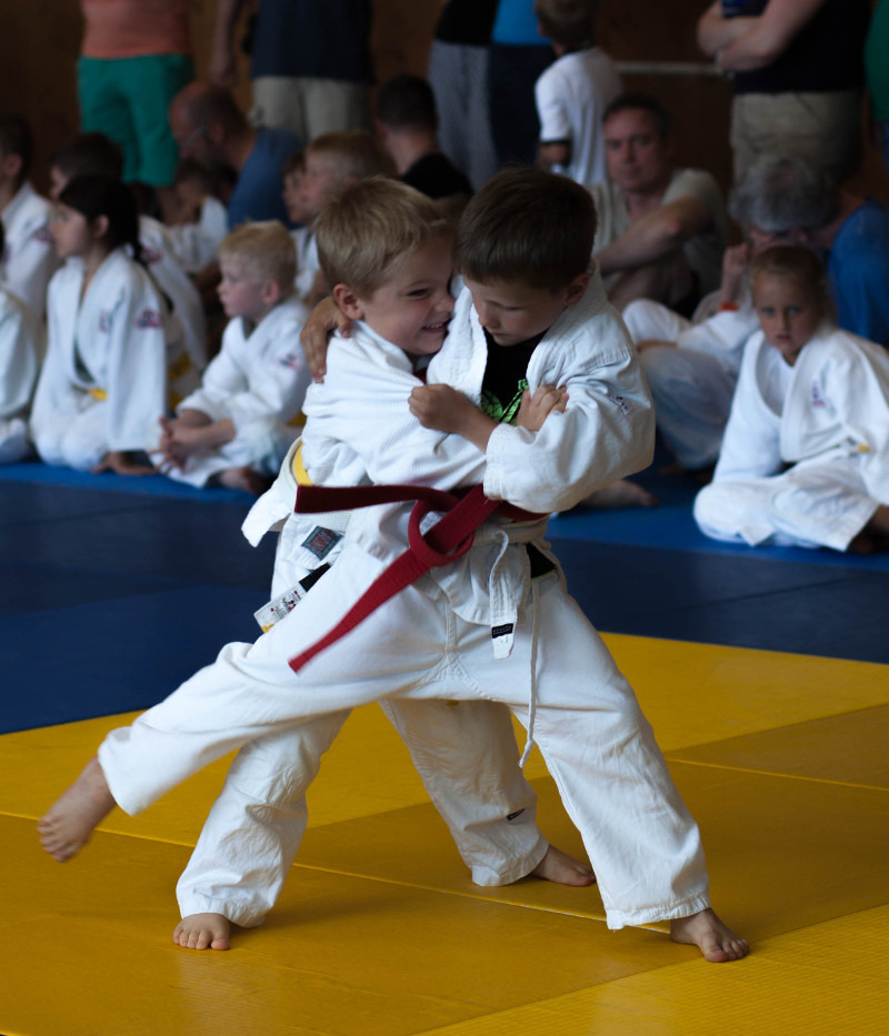 Judo, Kindertraining in Bautzen / Sachsen