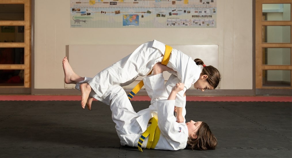 Judo Kinder in Bautzen / Sachsen, Tomoe Nage