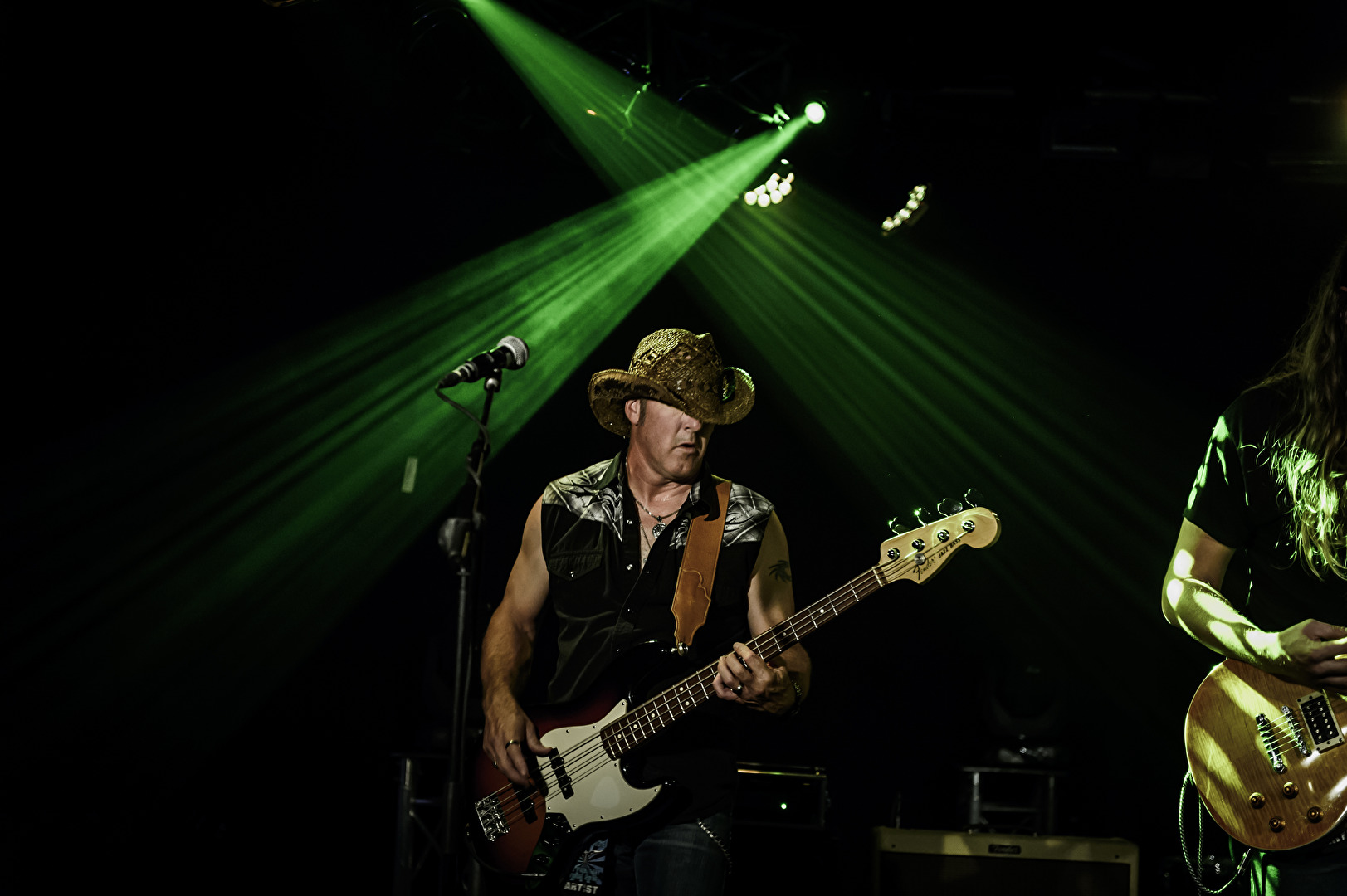 Jim Bolt, bass player of southern rock band "Preacher Stone"