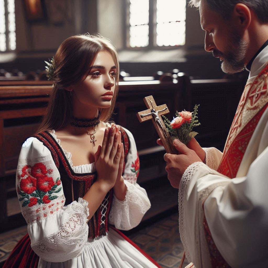 "in der Kirche1" mit KI erstellt