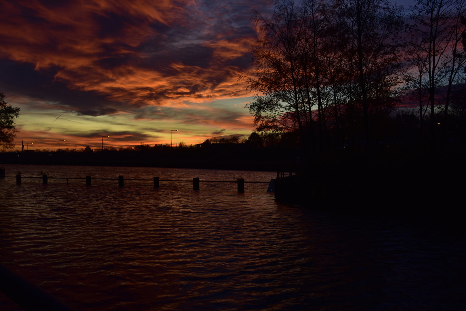 Sonnenaufgang am Rhein-Herne-Kanal