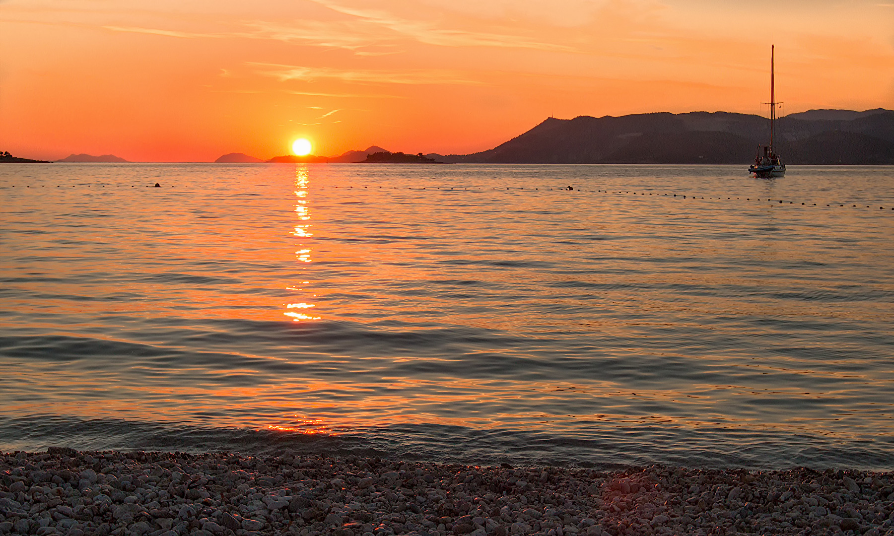 Sonnenuntergang am Meer