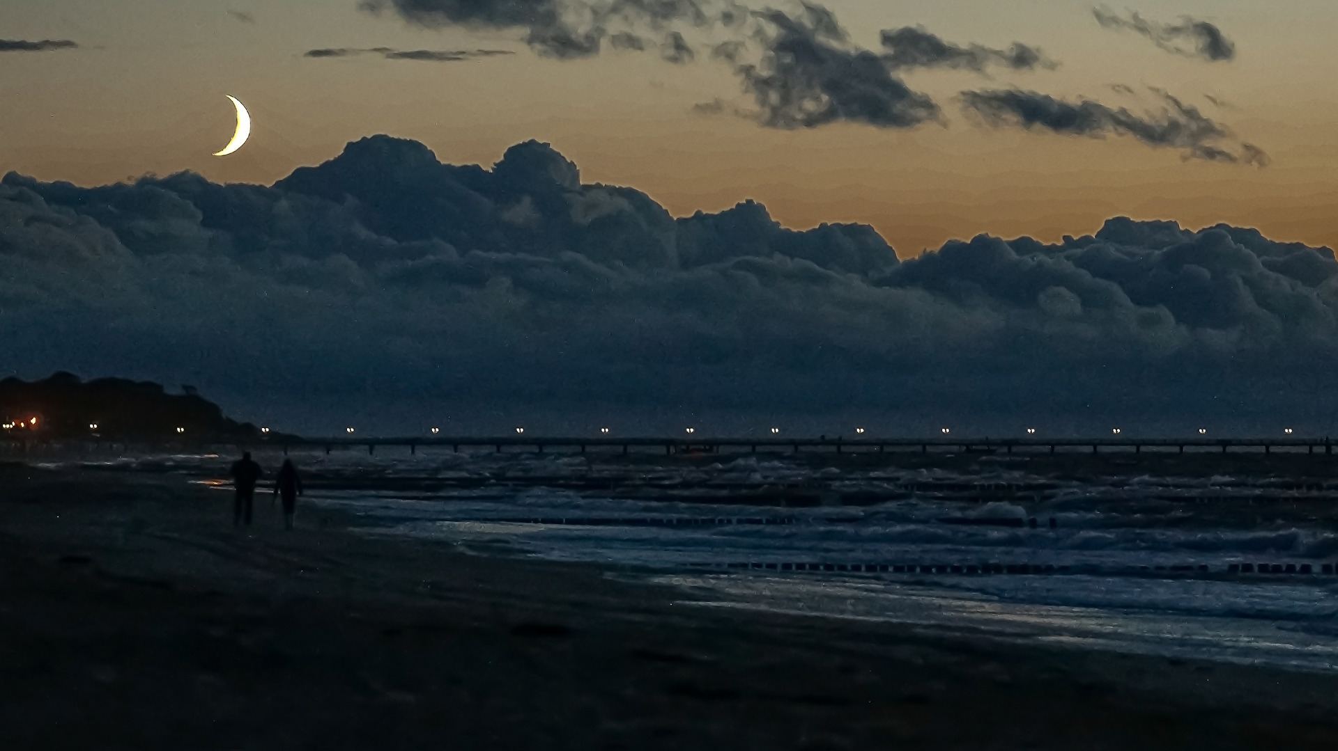 Es wird ungemütlich in Graal-Müritz (Ostsee)