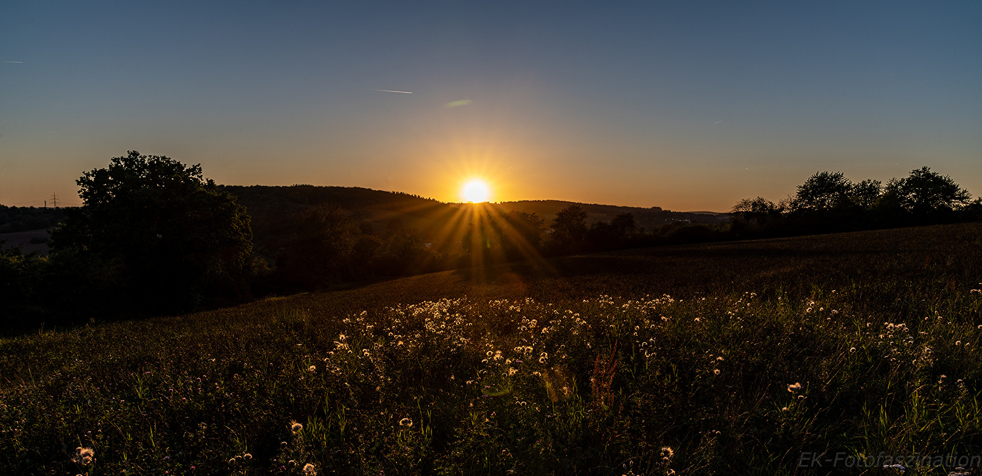 Sonnenuntergang im Saarland
