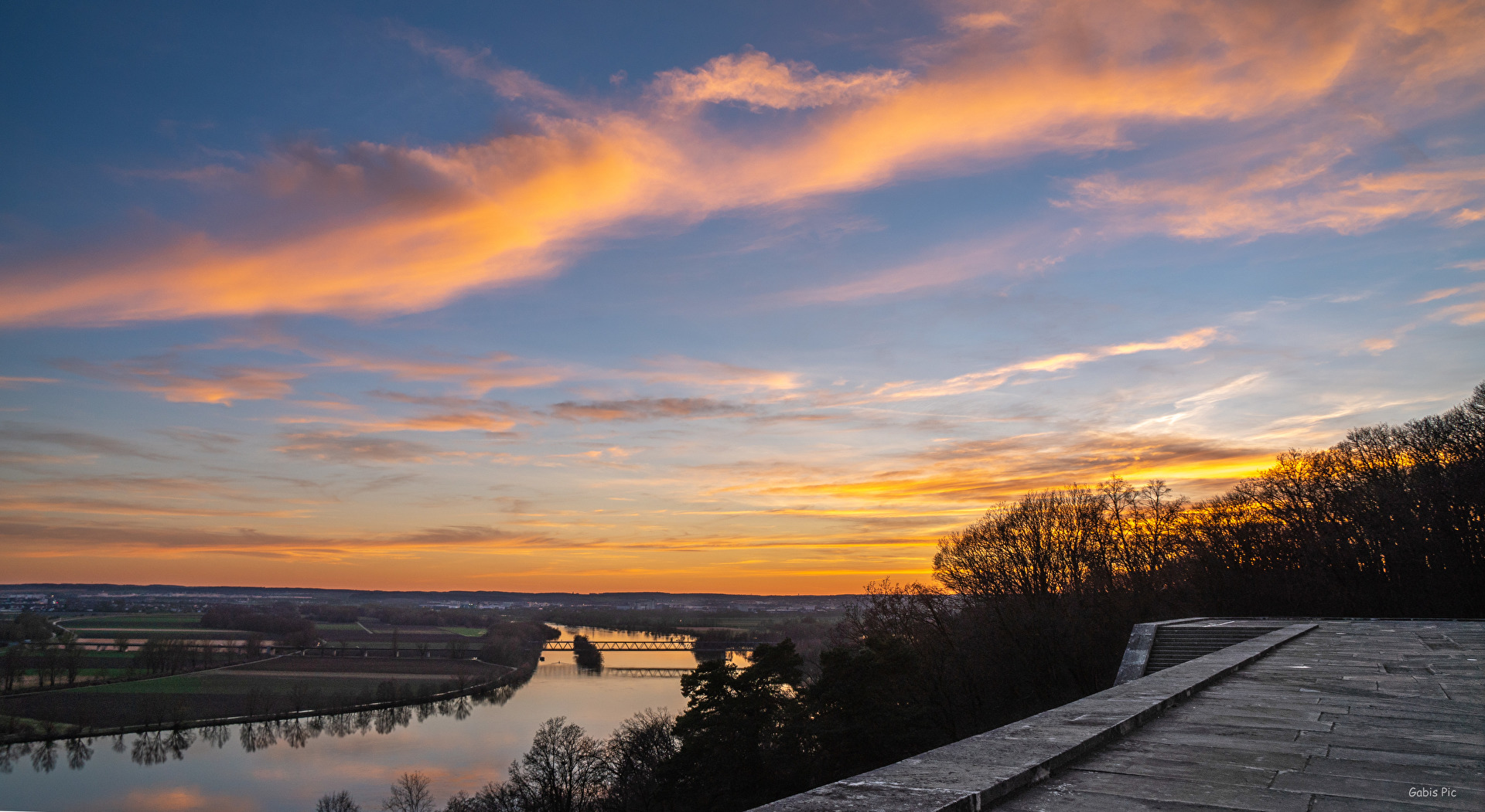 Die Donau nahe Regensburg