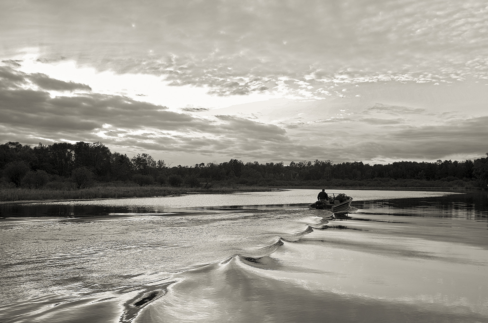 Mississippi Fluss bei Bemidji, Minnesota