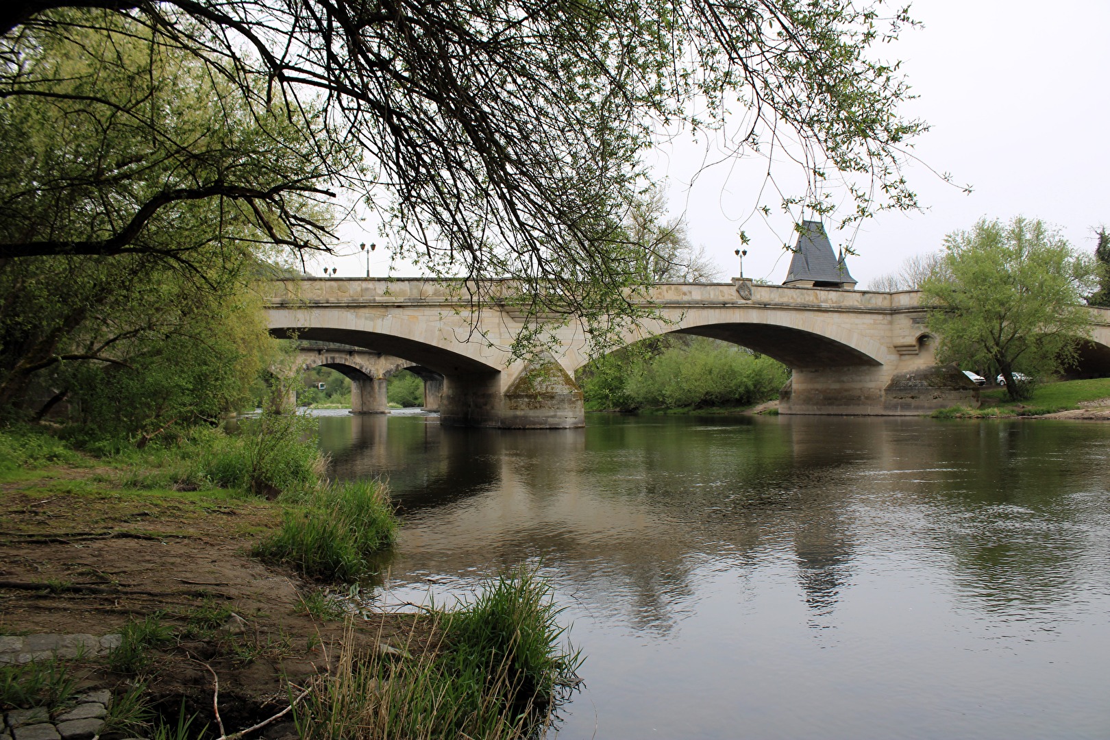 Die Saale in Bad Kösen