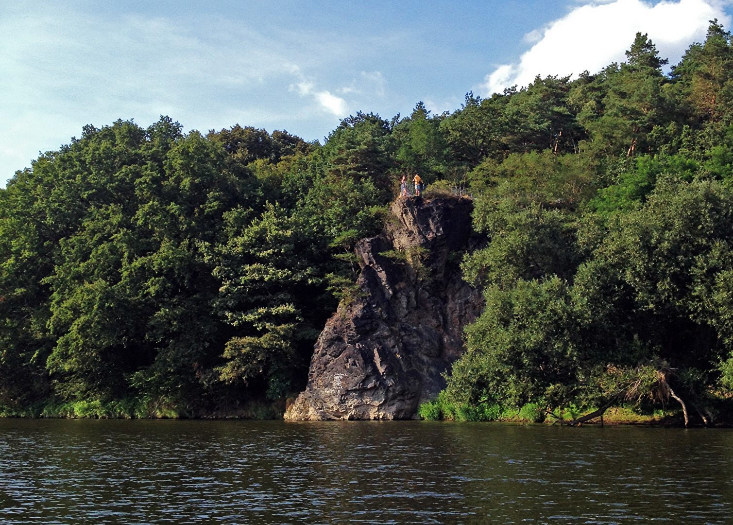 Die Mulde bei Grimma, der Rabenstein