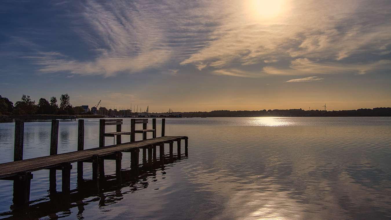 Badestelle an der Schlei in Schleswig