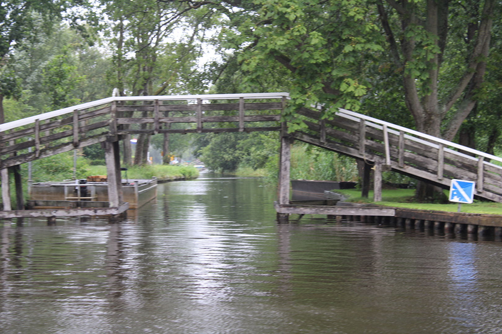 Canal village in Holland