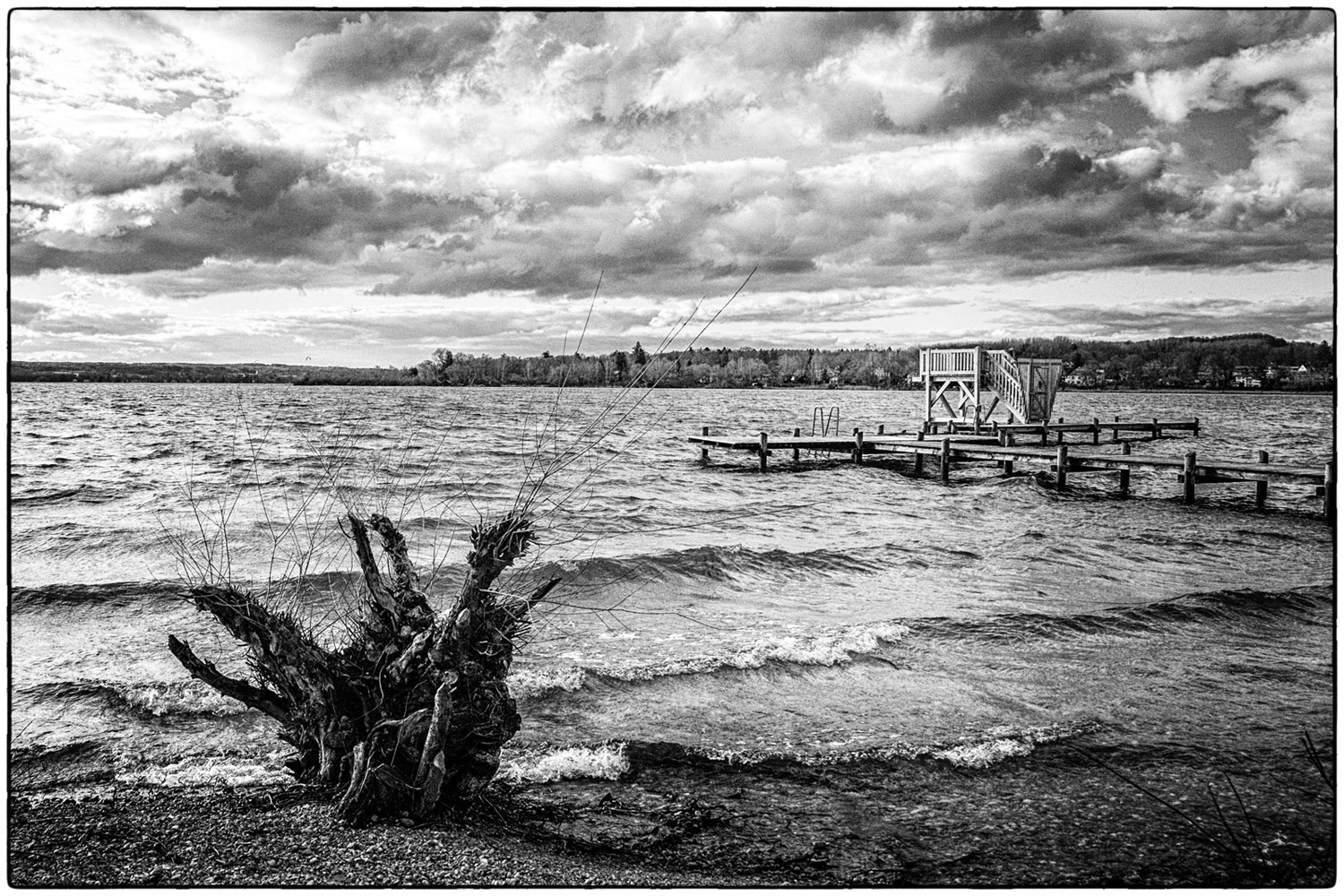 Stürmische Tage am See