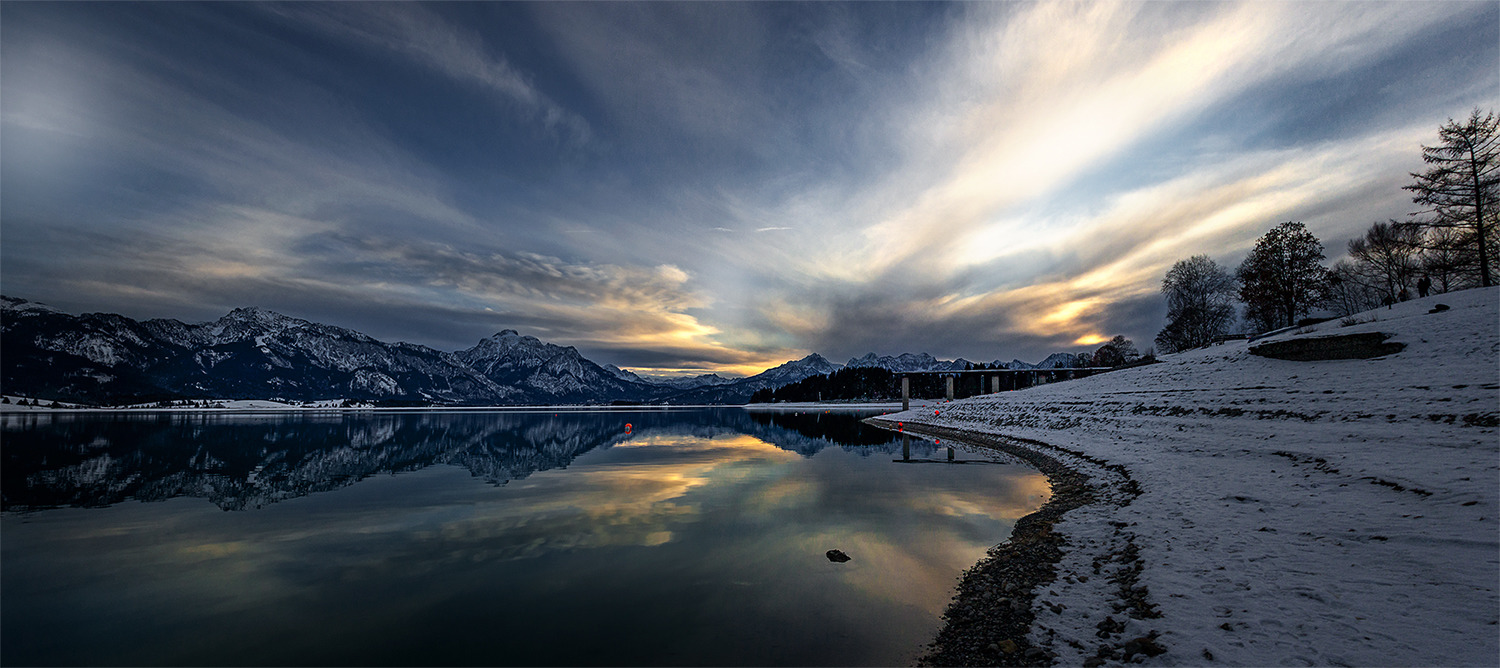 Panorama am Forggensee