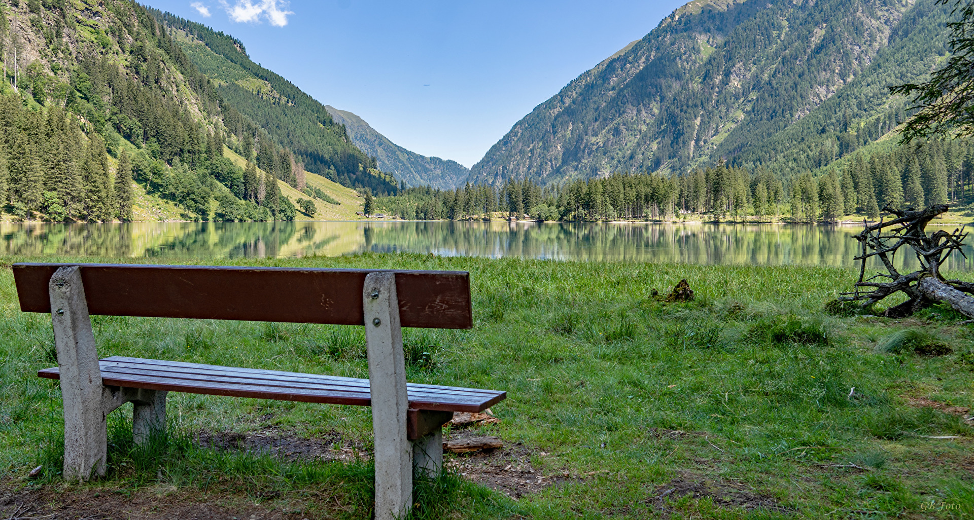 Lieblingsbank am Schwarzensee