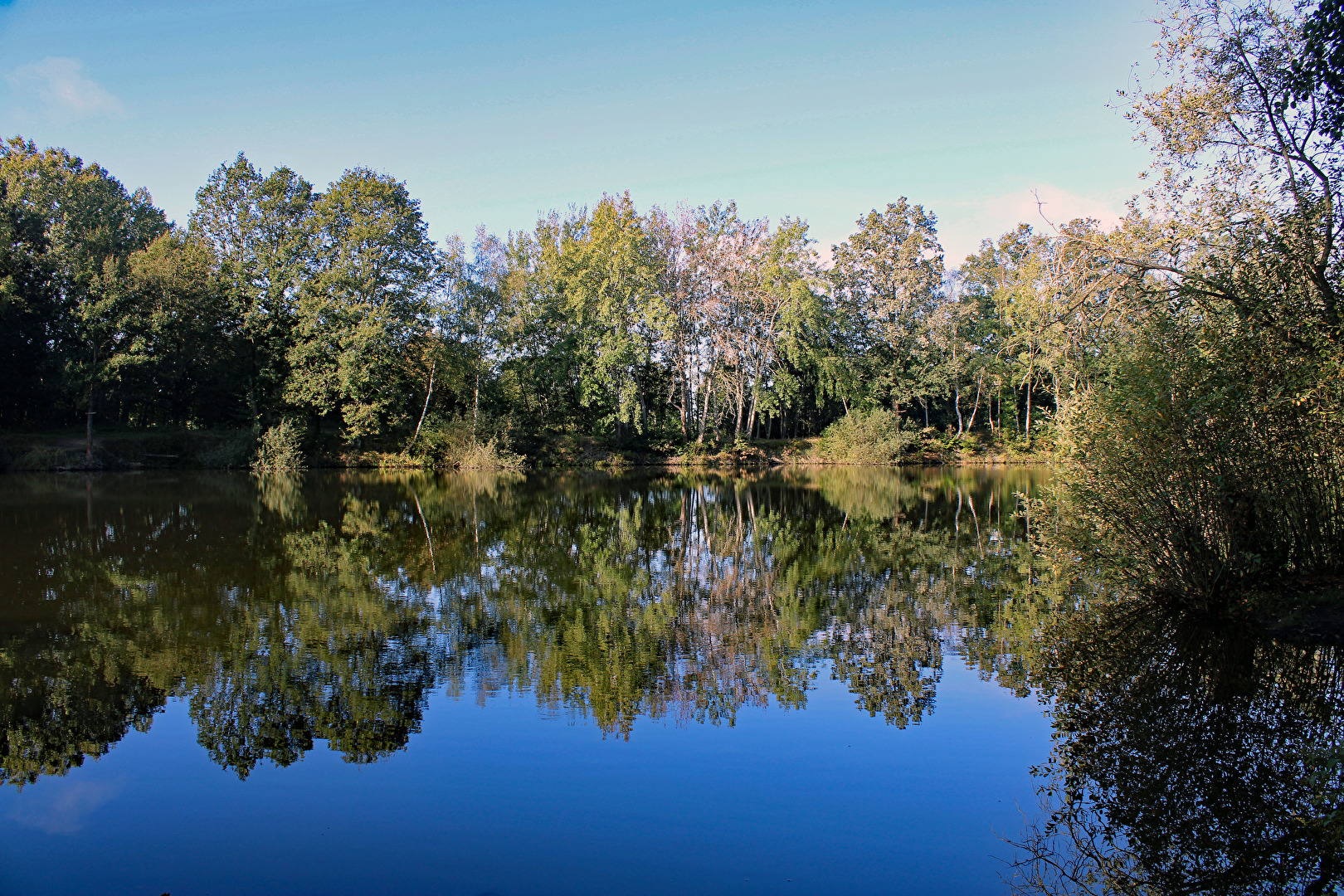 Vorderer Teich in Gösen Tühringen