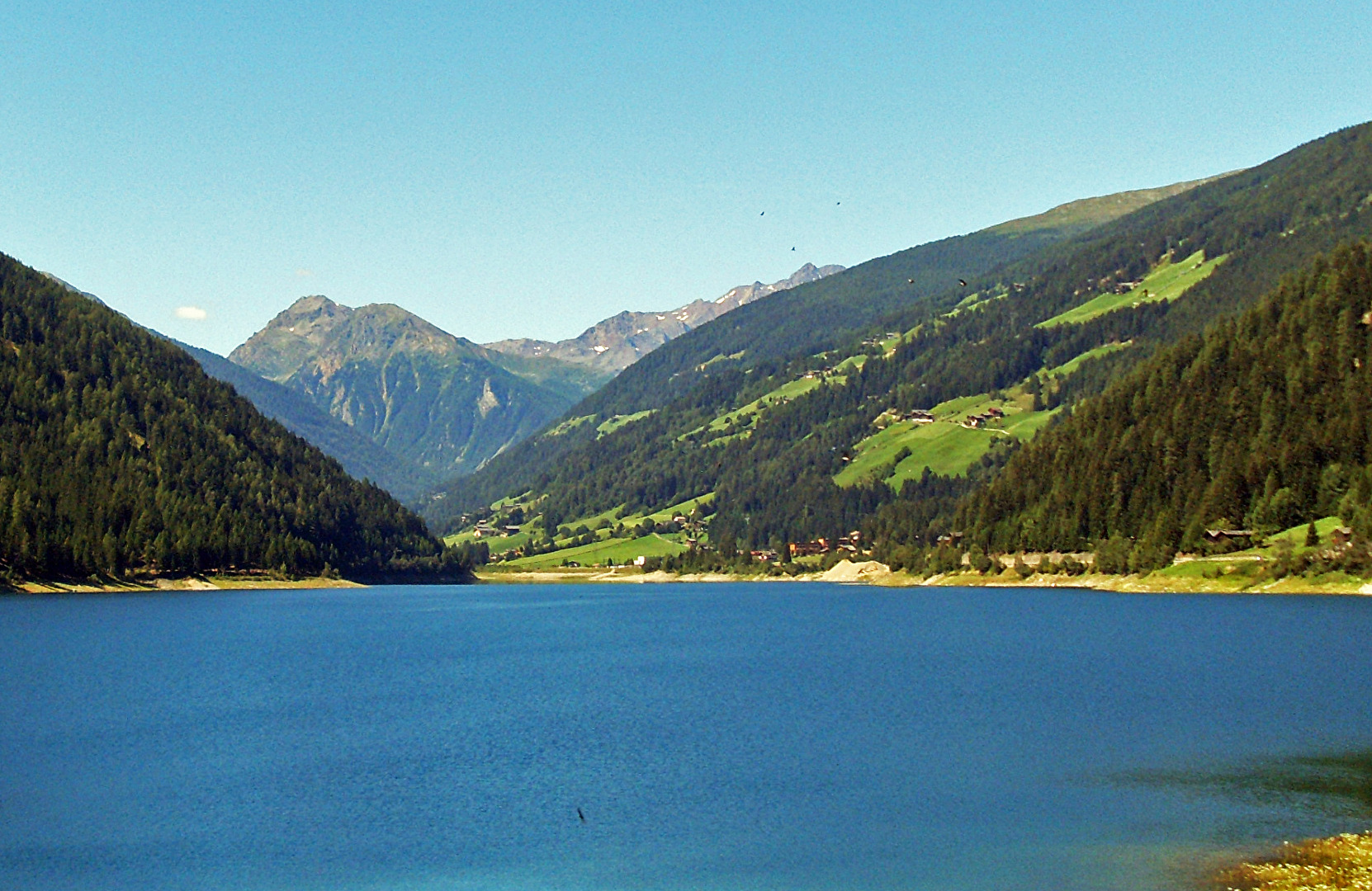 Zoggler Stausee im Ultental - Südtirol